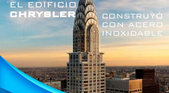 Edificio Chrysler empleo acero inoxidable